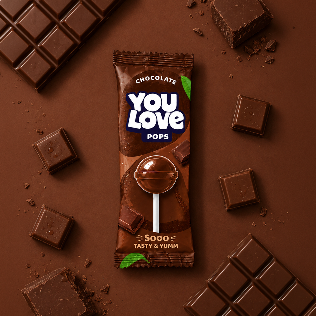 CHOCOLATE POP - CHOCOLATE FLAVOURED LOLLIPOP